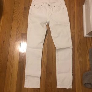 7 for all mankind white jeans